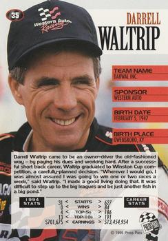 1995 Press Pass - Cup Chase #35 Darrell Waltrip Back