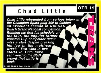 1995 Traks - On the Rise Holofoil #OTR 19 Chad Little Back