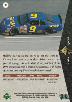 1995 SP #83 Lake Speed's Car Back