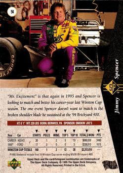 1995 SP #54 Jimmy Spencer Back