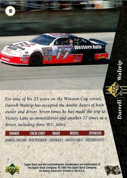 1995 SP #90 Darrell Waltrip's Car Back