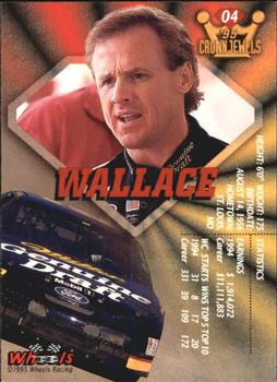 1995 Wheels Crown Jewels #04 Rusty Wallace Back