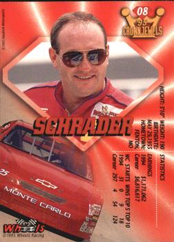 1995 Wheels Crown Jewels #08 Ken Schrader Back