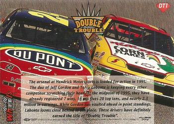 1995 Wheels Crown Jewels #DT1 Jeff Gordon / Terry Labonte Back