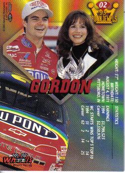 1995 Wheels Crown Jewels #02 Jeff Gordon Back