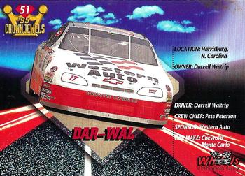 1995 Wheels Crown Jewels #51 DAR-WAL Back
