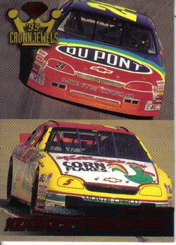 1995 Wheels Crown Jewels #73 Hendrick Takes Front Row Front