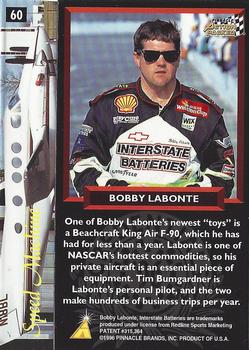 1996 Action Packed Credentials #60 Bobby Labonte Back