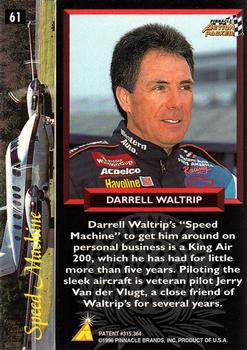 1996 Action Packed Credentials #61 Darrell Waltrip Back