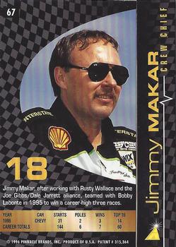1996 Action Packed Credentials #67 Jimmy Makar Back