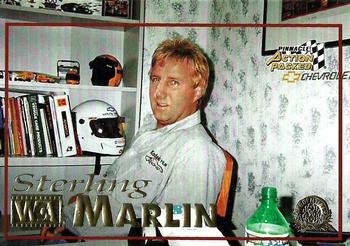 1996 Action Packed Credentials #95 Sterling Marlin Front
