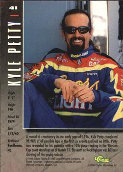 1996 Assets #41 Kyle Petty Back