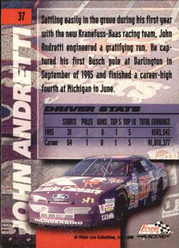 1996 Finish Line #37 John Andretti Back