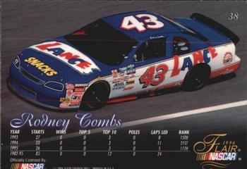 1996 Flair #38 Rodney Combs Back
