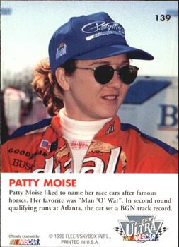 1996 Ultra #139 Patty Moise's Car Back