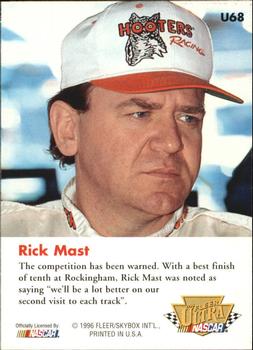1996 Ultra Update #U68 Rick Mast's Car Back