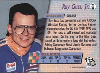 1996 Press Pass #108 Ray Guss Jr. Back