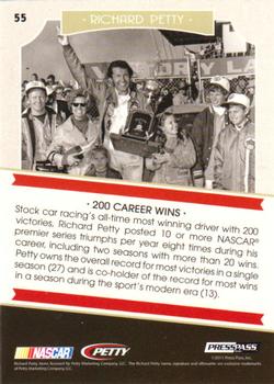 2011 Press Pass Legends #55 Richard Petty Back