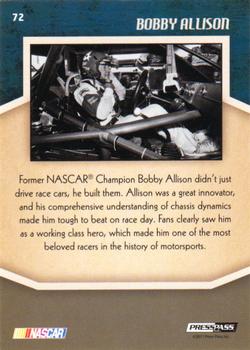 2011 Press Pass Legends #72 Bobby Allison Back