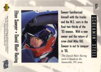 1996 Upper Deck Road to the Cup #RC84 Elton Sawyer Back