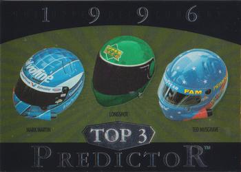 1996 Upper Deck Road to the Cup - Predictors: Top 3 #T9 Mark Martin / Longshot / Ted Musgrave Front