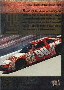 1996 SP #74 Jeremy Mayfield Back