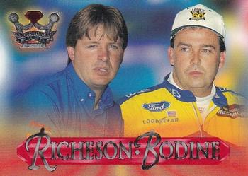1996 Wheels Crown Jewels Elite #50 Donnie Richeson / Brett Bodine Front