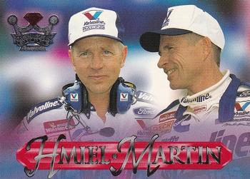 1996 Wheels Crown Jewels Elite #53 Steve Hmiel / Mark Martin Front