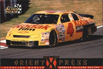 1997 Action Packed #76 Sterling Marlin's Car Front