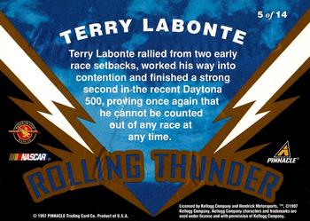 1997 Action Packed - Rolling Thunder #5 Terry Labonte Back