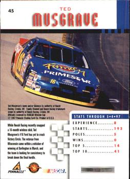 1997 Pinnacle #45 Roush Racing Back