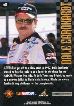 1997 Pinnacle #68 Dale Earnhardt's Car Back