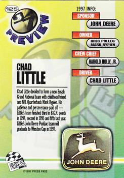 1997 Press Pass #125 Chad Little Back