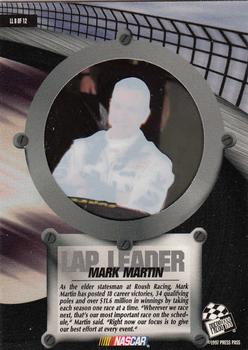 1997 Press Pass Premium - Lap Leaders #LL 8 Mark Martin Back