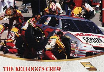 1997 Score Board #82 Kellogg's Crew Front