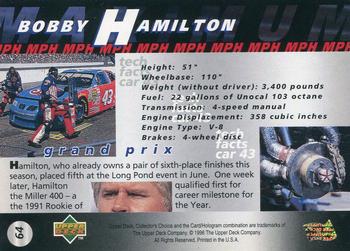 1997 Collector's Choice #64 Bobby Hamilton's Car Back