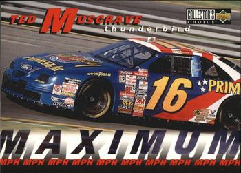 1997 Collector's Choice #66 Ted Musgrave's Car Front