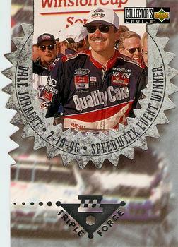 1997 Collector's Choice - Triple Force #3-A Dale Jarrett Front