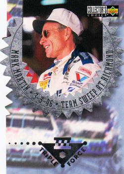 1997 Collector's Choice - Triple Force #3-B Mark Martin Front