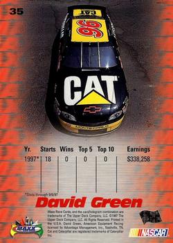 1997 Maxx #35 David Green Back