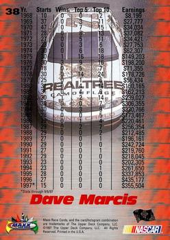 1997 Maxx #38 Dave Marcis Back