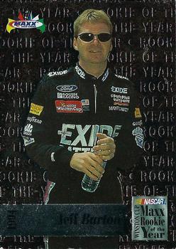 1997 Maxx - Rookies of the Year #MR7 Jeff Burton Front