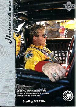 1997 Upper Deck Road to the Cup #8 Sterling Marlin Front