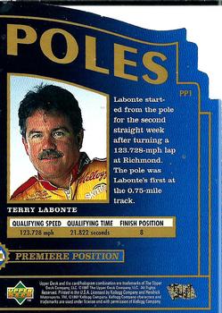 1997 Upper Deck Road to the Cup - Premiere Position #PP1 Terry Labonte Back