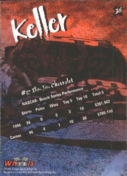 1997 Wheels Predator #36 Jason Keller Back