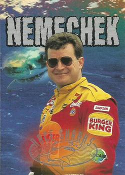 1997 Wheels Race Sharks #21 Joe Nemechek Front