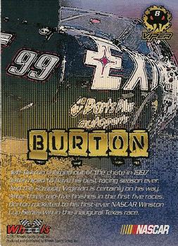 1997 Wheels Viper #8 Jeff Burton Back