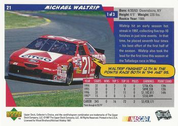 1998 Collector's Choice #21 Michael Waltrip Back