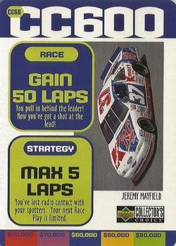 1998 Collector's Choice - CC600 #CC68 Jeremy Mayfield's Car Front