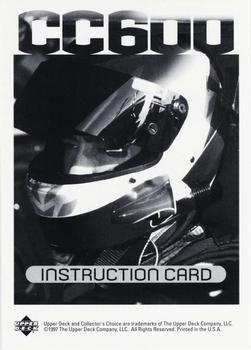1998 Collector's Choice - CC600 #NNO Instruction Card Front
